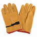 D1648 Leather Gloves Yellow M PR