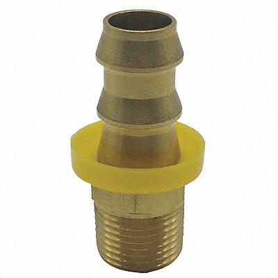 Push on Hose Fitting 1/2 x3/8 BarbxNPT