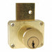 Deadbolt Drawer Lock Brass