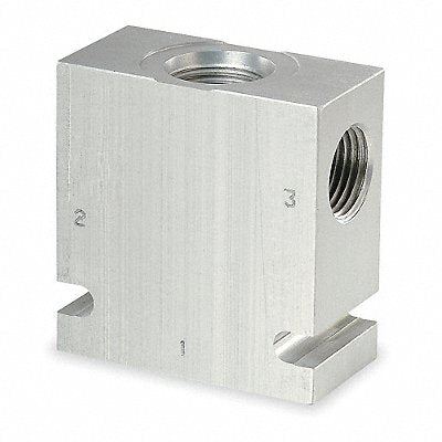 Valve Base 9/16-18 SAE Steel 8-3 Cavity