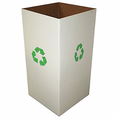 Recycle Collection Box White PK10