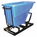 F1969 Self Dumping Hopper 750 lb Poly Blue