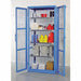 Enclosed Shelves 87 x38 x28 Blue 4Shlv