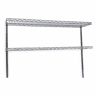 Cantilever Shelf W 48 In D 12 In SS