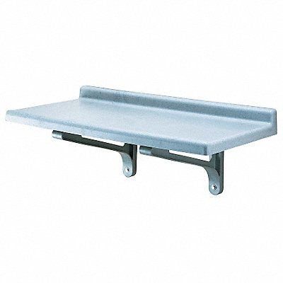 Wall Shelf 13 1/2inHx18inDx36inW Gray