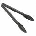 Serving Tongs 9 in L Plastic Black PK12