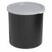 Food Crock with Lid 6 3/4 in H Black PK6