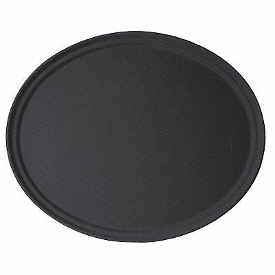 Oval Tray 26 7/8 in L Black PK6