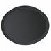 Oval Tray 26 7/8 in L Black PK6