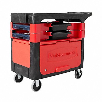 Mobile Cab Bench Plastic 38 W 19-1/4 D