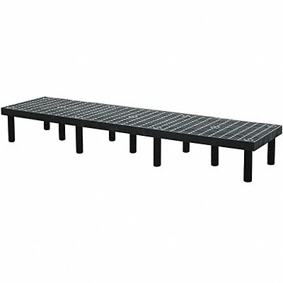 Dunnage Rack 1400 lb HDPE 96 W x 24 D