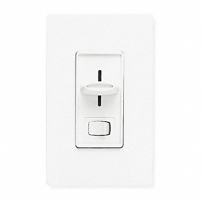 Lighting Dimmer Slide 1-Pole Rocker Wht