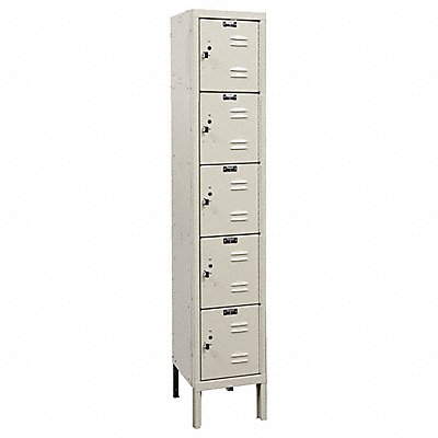 G3793 Box Lockr Lvred 1 Wide 5 Tier Tan