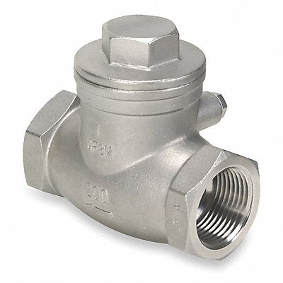 Swing Check Valve 316 SS 1/2 FNPT