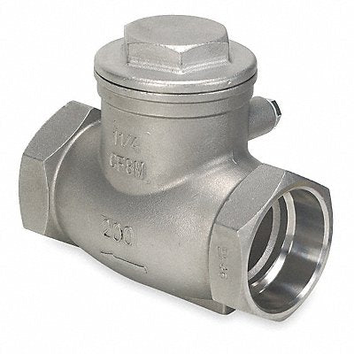 Swing Check Valve 316 SS 1-1/2 FNPT