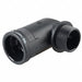 Elbow 90 Deg 1.120 in Black Polyamides