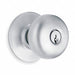 Ply Knob Entrance Lock Satin Chrome C123