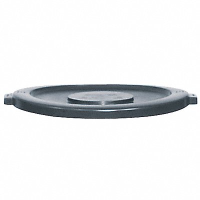 D1937 Trash Can Top Flat Snap-On Closure Gray