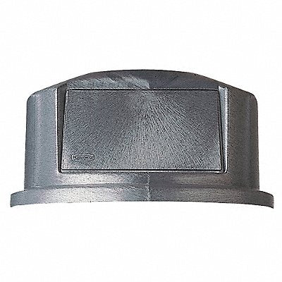 D1933 Trash Can Top Dome Swing Closure Gray