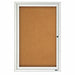 Enclosed Bulletin Board Cork 24 x 36 In.