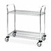 Wire Cart 18 in W 36 in L Chrome