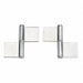 Lift-Off Hinge Satin 4-1/64 x 4-21/64 In