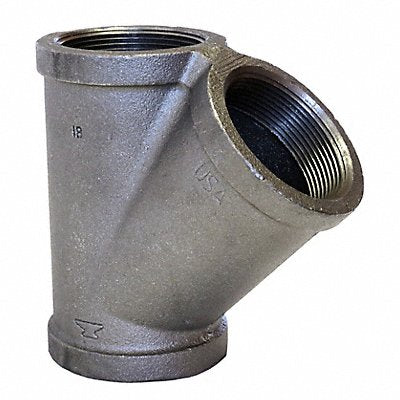 Wye Malleable Iron 1 1/4 in Female NPT