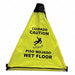 Safety Cone Yellow Cloth 18 in H