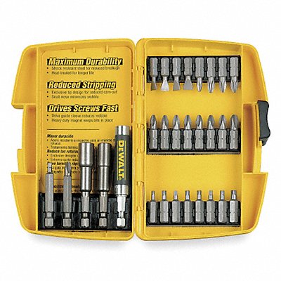 Screwdriver Bit Set 29 Pieces 1/4 Shank