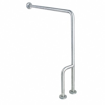 Grab Bar Floor-to-Wall Textured 30 in L