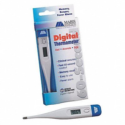 Digital Thermometer Oral 2-7/64 in L