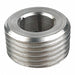 Hex Socket Plug 316L SS 1/4 in MNPT