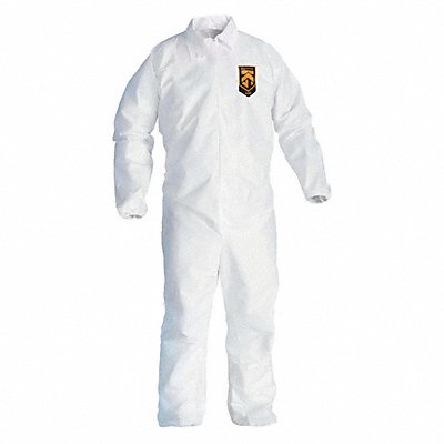 Collared Coveralls 3XL White SMMMS PK20