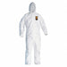 Hooded Coveralls L White SMMMS PK24