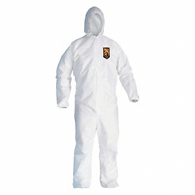 Hooded Coveralls 4XL White SMMMS PK20