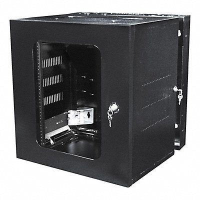 Cabinet 36in H 20 in D 19 Rack Units Blk