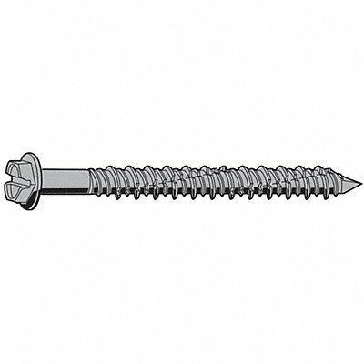 ConcSrw HexWshSlot S 1/4 D 2-3/4 L PK100