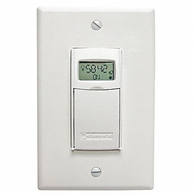 Timer Elect. Wall Switch 120-277V 20A WH