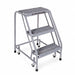 Rolling Ladder Welded Platform 30In H