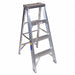 Stepladder Aluminum 4 ft H 375 lb Cap.