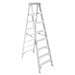 Stepladder Aluminum 8 ft H 375 lb Cap.