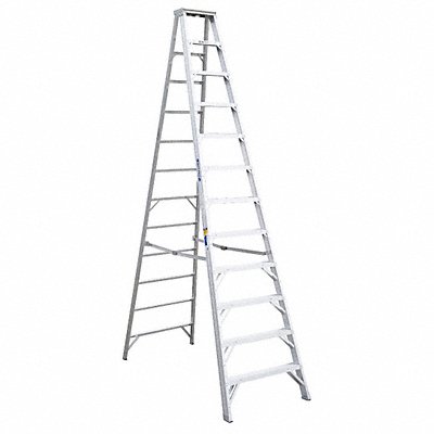 Stepladder Aluminum 12 ft H 375 lb Cap.