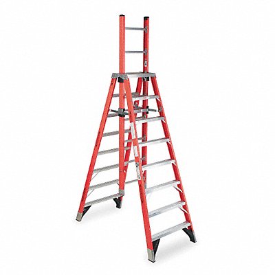 Trestle Extension Ladder Fibrglss 8ft IA