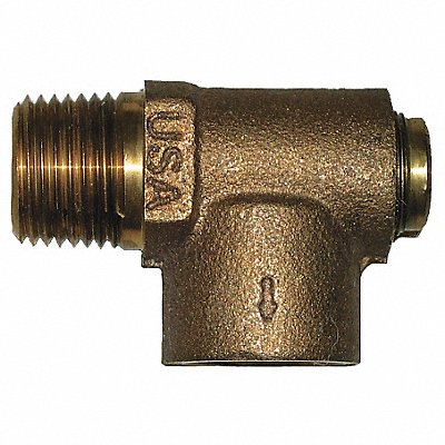 Relief Valve 3/4 x 1/2 In 75 psi Brass