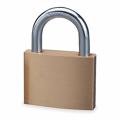 Keyed Padlock 1 in Rectangle Gold