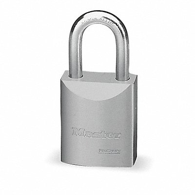 Keyed Padlock 29/32 in Rectangle Silver