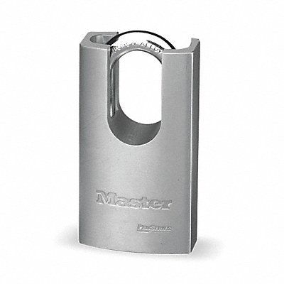 Keyed Padlock 29/32 in Rectangle Silver