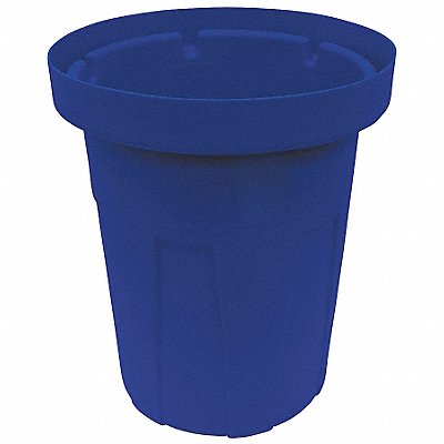 Trash Can 25 gal Blue