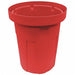 Trash Can 20 gal Red