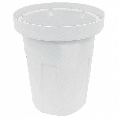 Trash Can 30 gal White